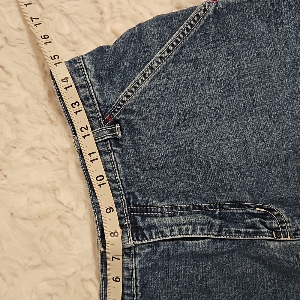 GAP carpenter style faded denim shorts size 6 EUC - Picture 5 of 9